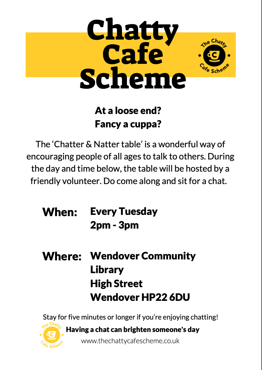 Chatty Cafe Scheme Poster